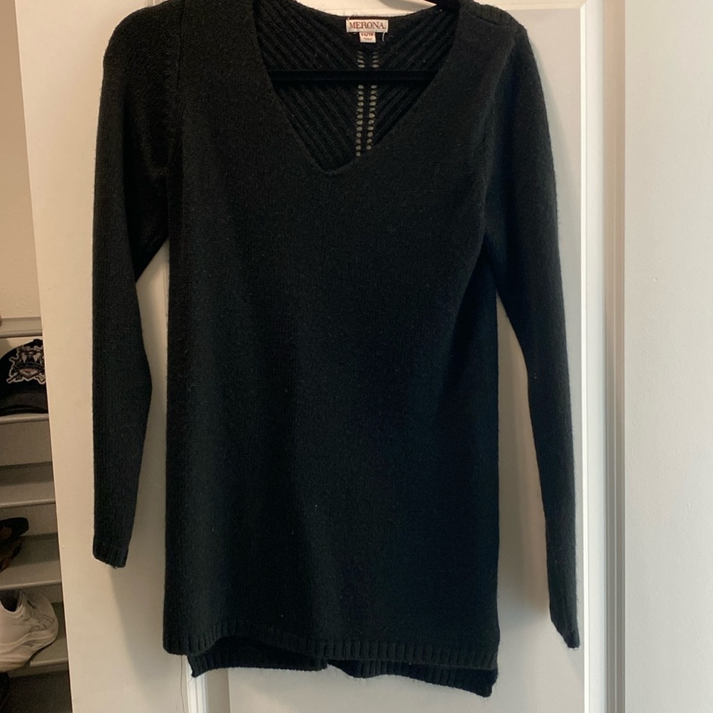 Black merona long sleeve black sweater